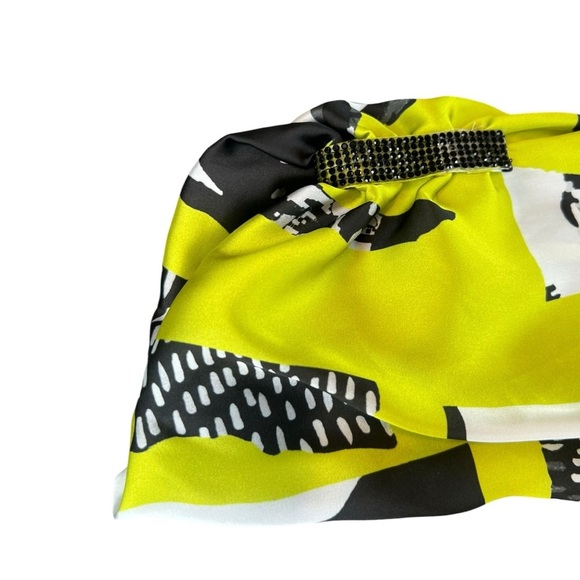 Frank Lyman Montreal Women’s Haute Femme Blouse In Lime/Black Size 6 - Picture 5 of 8